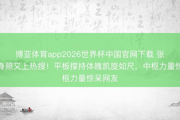 博亚体育app2026世界杯中国官网下载 张馨予健身照又上热搜！平板撑持体魄凯旋如尺，中枢力量惊呆网友