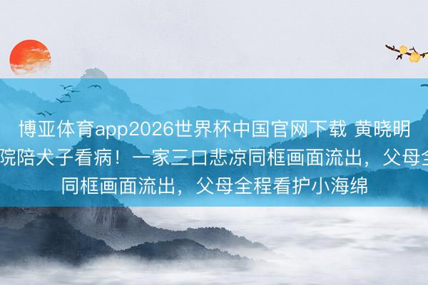 博亚体育app2026世界杯中国官网下载 黄晓明Angelababy病院陪犬子看病！一家三口悲凉同框画面流出，父母全程看护小海绵